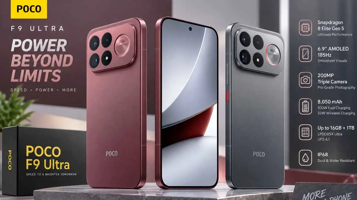 POCO F9 Ultra: Gaming Flagship dengan Layar 185Hz dan Baterai Jumbo