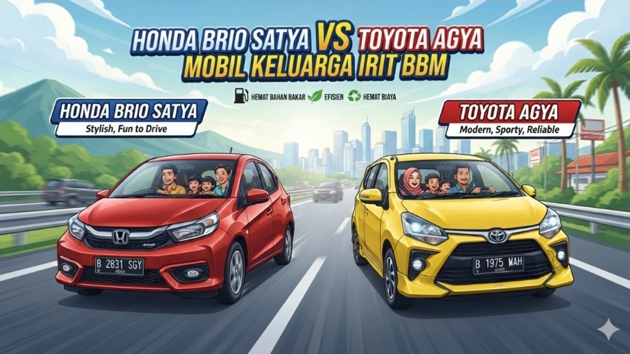 Honda Brio Bekas vs Toyota Agya Bekas: Mana Paling Worth It di Bawah Rp100 Juta?