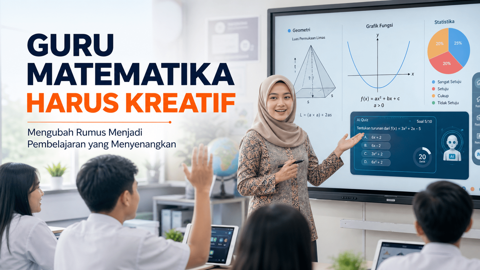 Guru Matematika Harus Meninggalkan Metode Tradisional