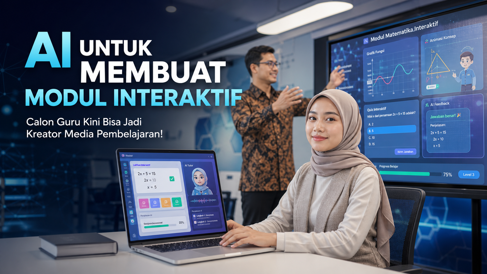 Buat Modul Pembelajaran Interaktif dengan AI: Panduan Praktis