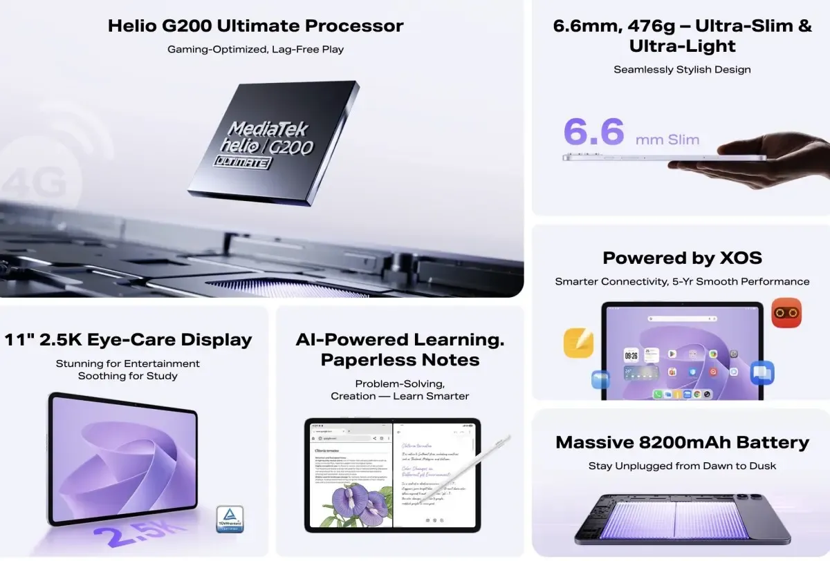 Infinix XPad 30 Pro: Tablet 2.5K Terjangkau yang Kuat untuk Gaming Kasual