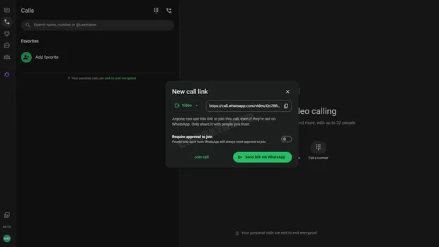 WhatsApp Guest Call: Telepon via Link Tanpa Akun