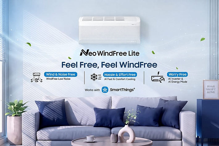 Samsung Neo WindFree Lite: AC Pintar Sejuk, Senyap, dan Hemat 52%