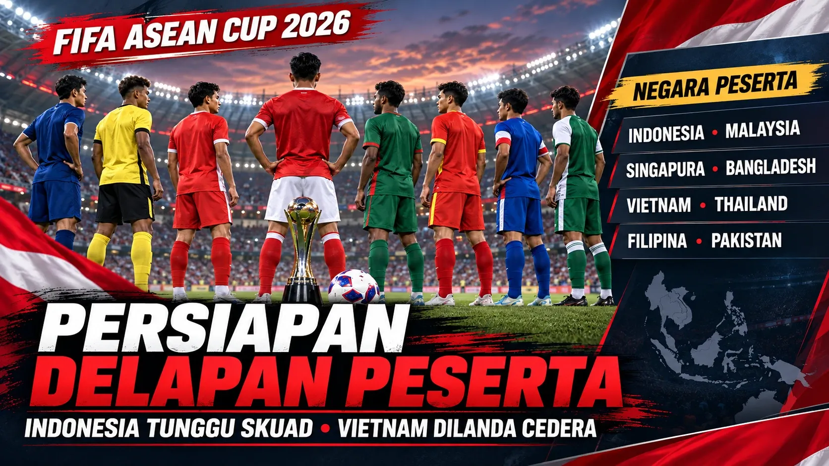 Persiapan Skuad Delapan Peserta Jelang Piala ASEAN