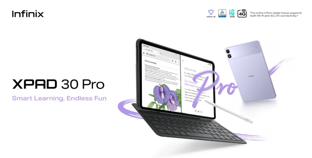 Tablet 2.5K 90Hz dengan Baterai 8.200mAh: Infinix XPad 30 Pro Ubah Standar Kelas Menengah