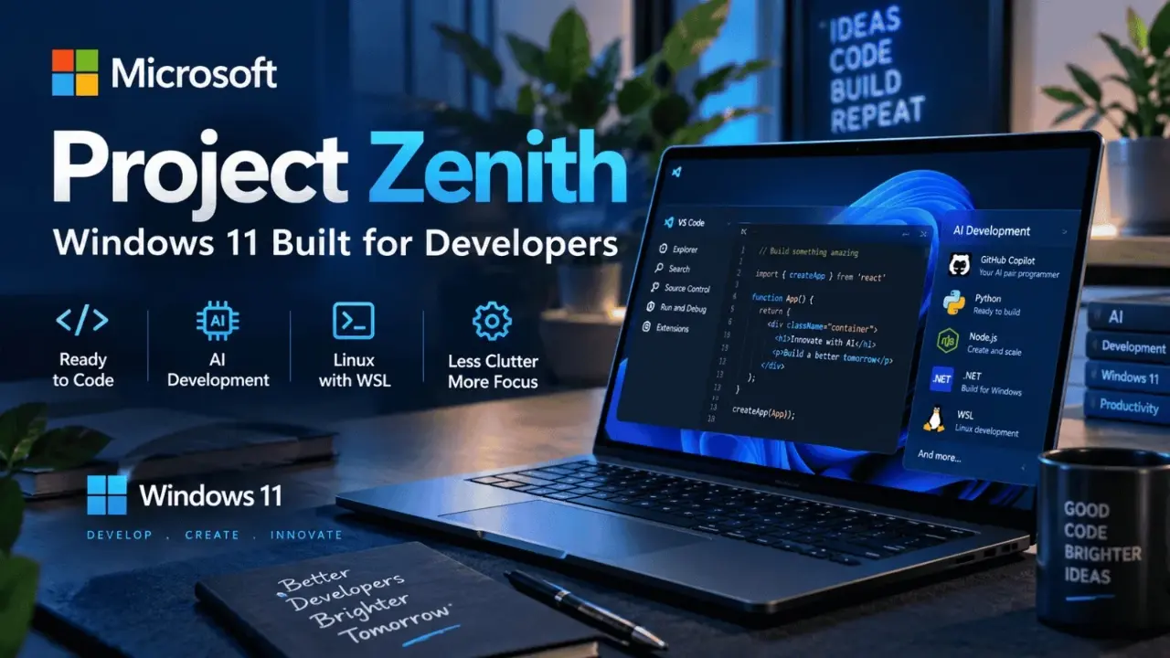 Project Zenith Windows 11: PC Khusus Developer AI dengan RAM 64 GB