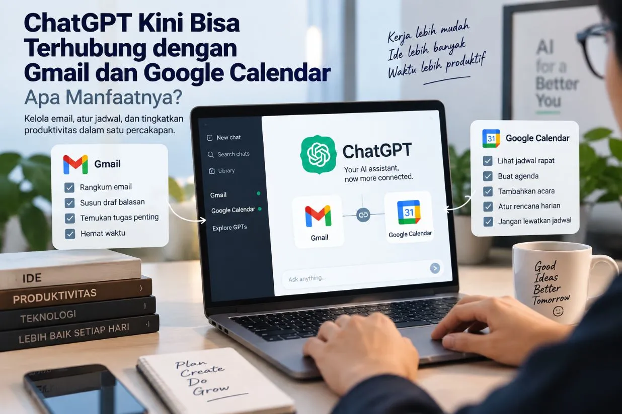 Sinkronkan ChatGPT dengan Gmail dan Google Calendar untuk Produktivitas Terintegrasi
