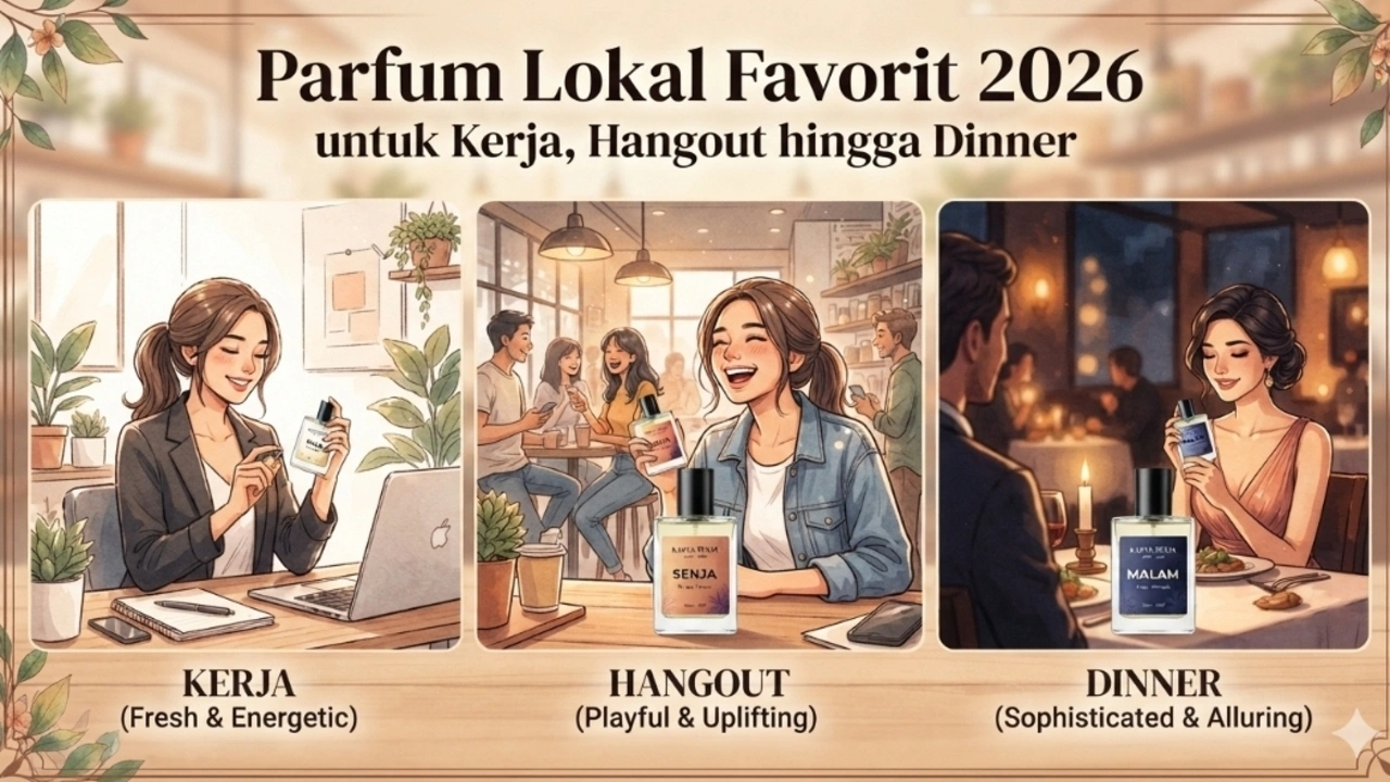 7 Parfum Lokal Terbaik untuk Kerja, Hangout, dan Dinner