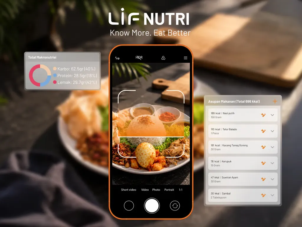 Aplikasi Tracking Kalori dengan AI Pengenalan Foto: Mana yang Paling Praktis?