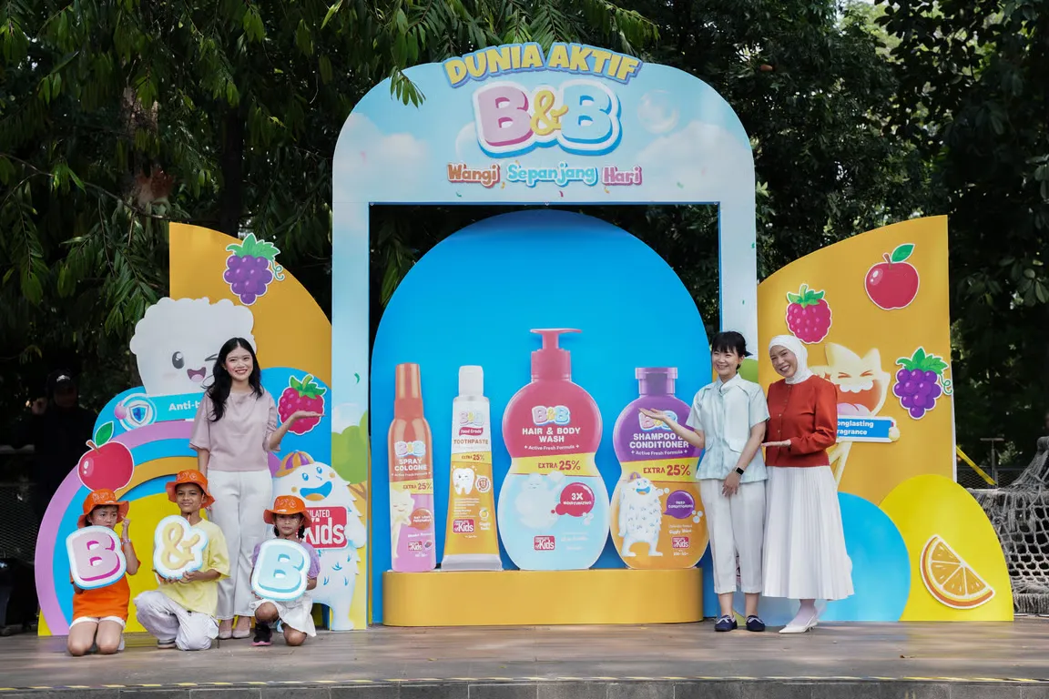 Rangkaian Personal Care B&B dengan Active Fresh Formula untuk Anak Aktif