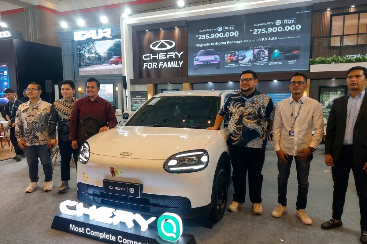 Chery Tampilkan Empat Model Listrik di GIIAS Bandung, Chery Q Jadi Bintang