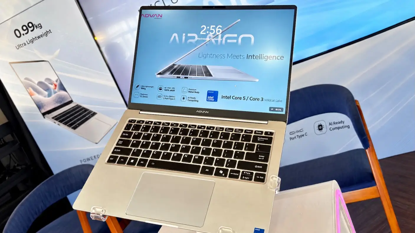 Advan Air Neo: Laptop Ringan 1 Kg yang Serius untuk Kerja Mobile