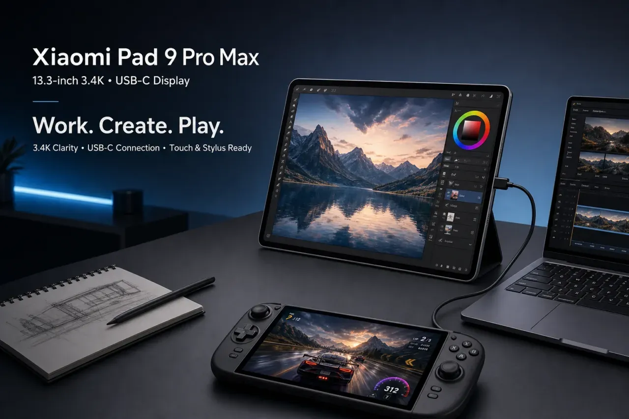 Xiaomi Pad 9 Pro Max: Tablet yang Menjadi Monitor PC Portabel