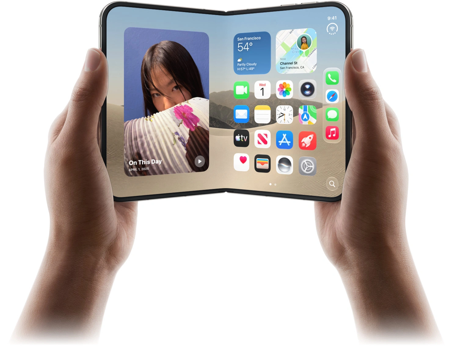iPhone Duo: Ponsel Lipat Pertama Apple dengan Layar 7,6 Inci