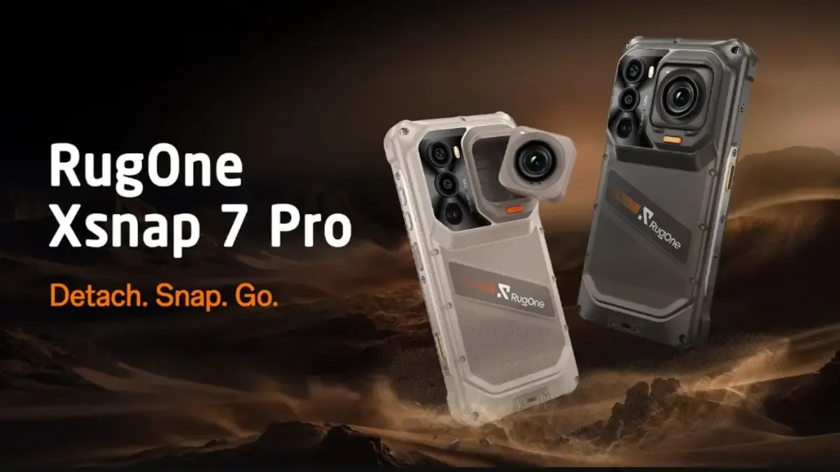 RugOne Xsnap 7 Pro: Ponsel Tangguh dengan Kamera Action Magnetik Lepas-Pasang