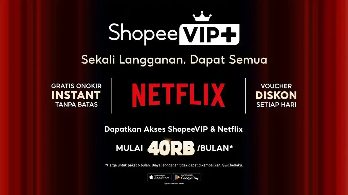 Langganan Netflix Bundel Murah Lewat ShopeeVIP+