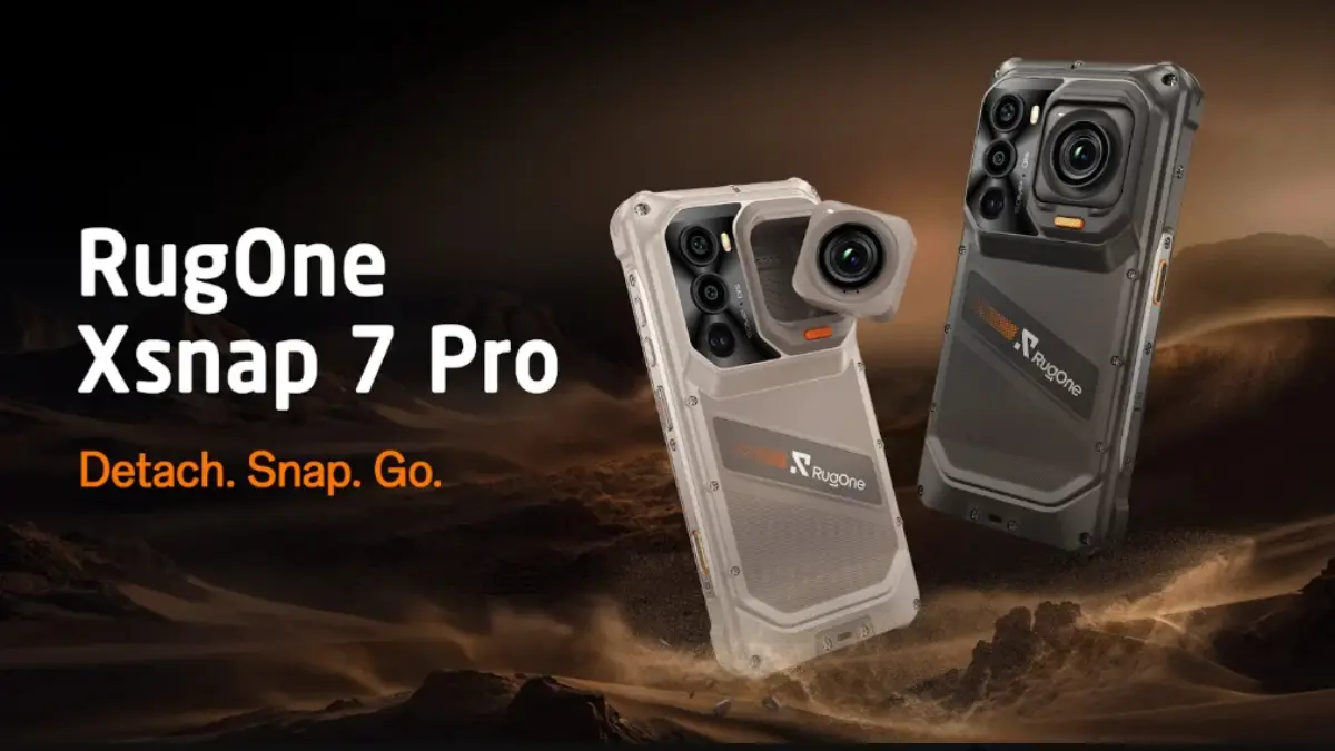 RugOne Xsnap 7 Pro: Ponsel Tangguh Sekaligus Kamera Aksi 2-in-1