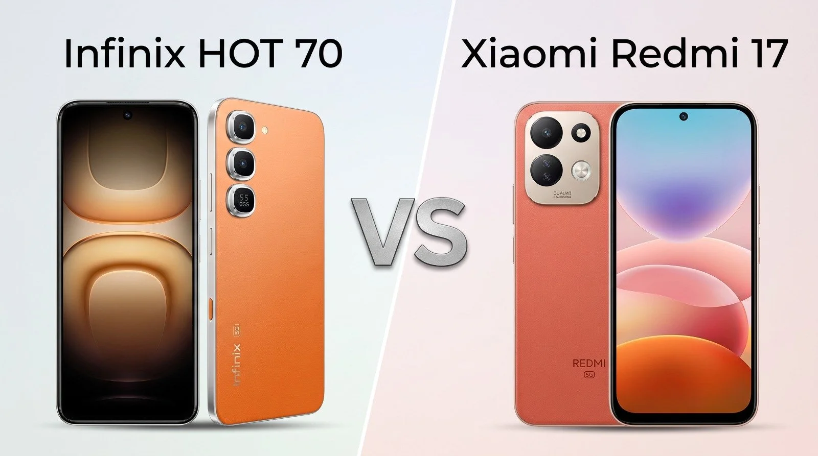 Infinix HOT 70 vs Redmi 17: Ponsel Budget Rp2 Jutaan Mana yang Lebih Layak?