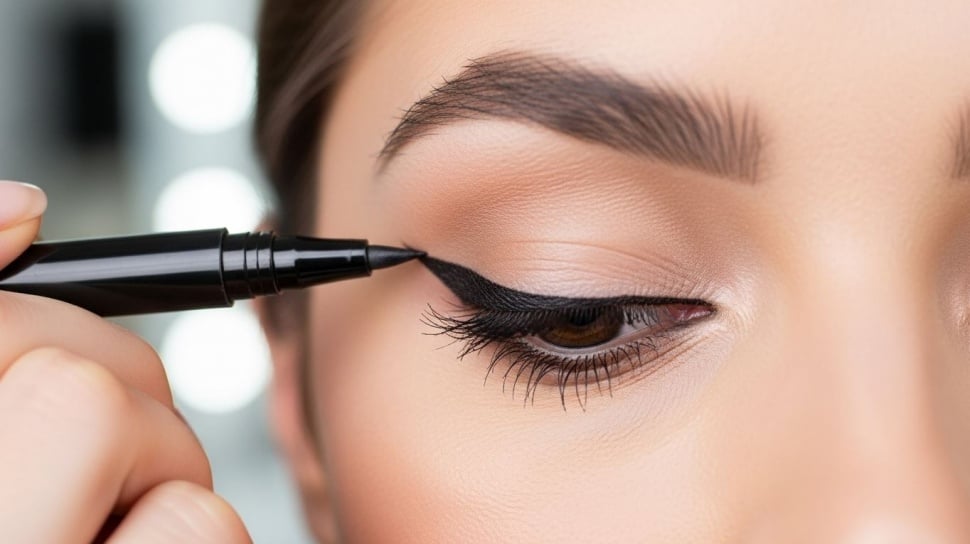 7 Eyeliner Liquid Waterproof Terbaik untuk Garis Mata Presisi Seharian