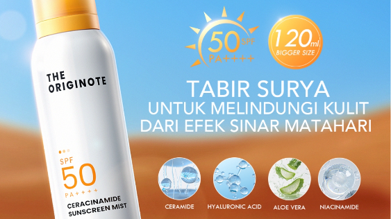 Sunscreen Mist untuk Aktivitas Outdoor: Reapply Praktis Tanpa Merusak Makeup