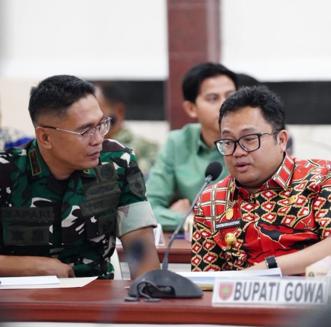 TNI dan Pemkab Gowa Bersinergi Bangun Akses Jalan Bontonompo