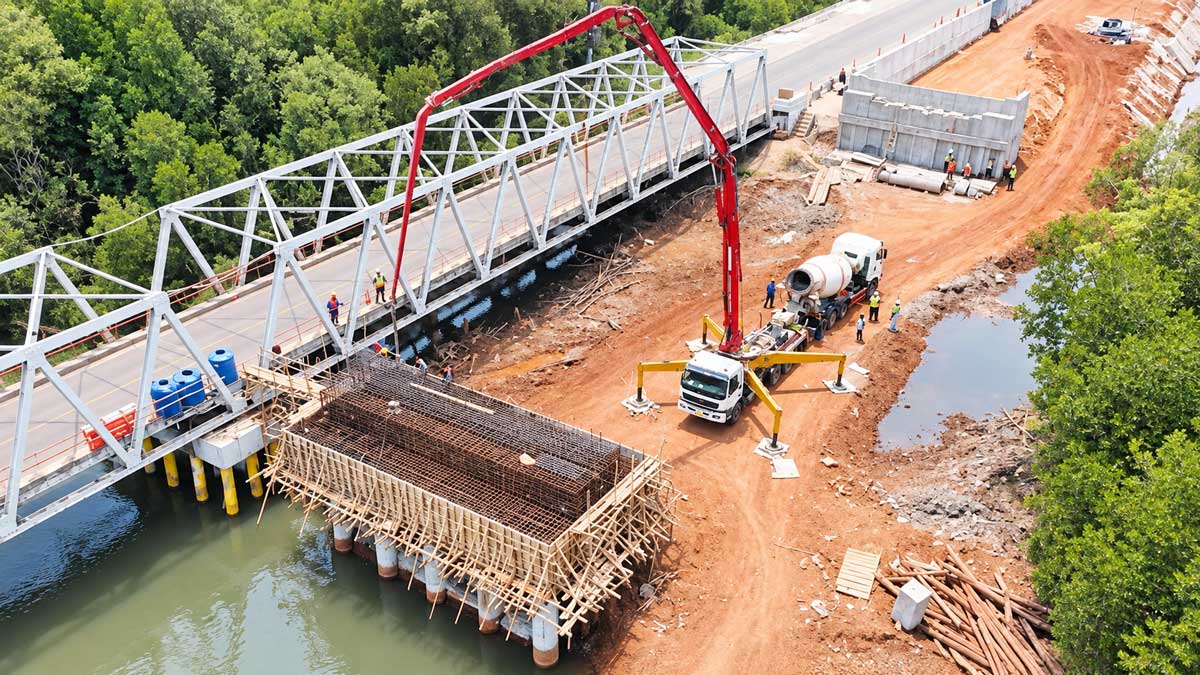 Jembatan Air Pilang Belitung Lampaui Target, Simbol Akselerasi Infrastruktur