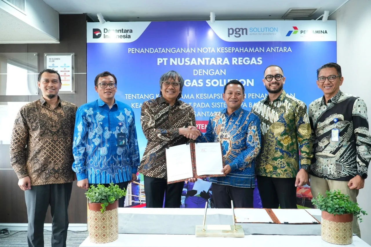 Kolaborasi PGN dan Nusantara Regas Perkuat Ketahanan Infrastruktur Gas Bawah Laut