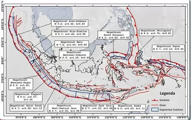 14 Zona Megathrust Mengancam: Panduan Mitigasi untuk Pesisir
