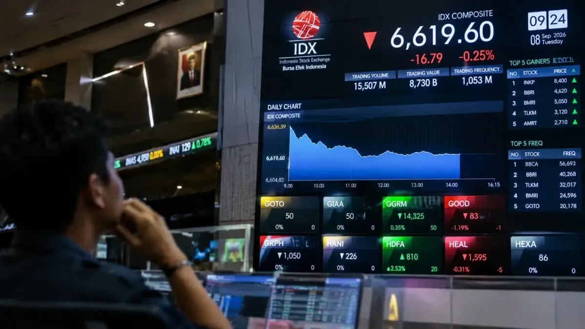 IHSG Terkoreksi Saat Rupiah Melemah: Emas Jadi Peluang