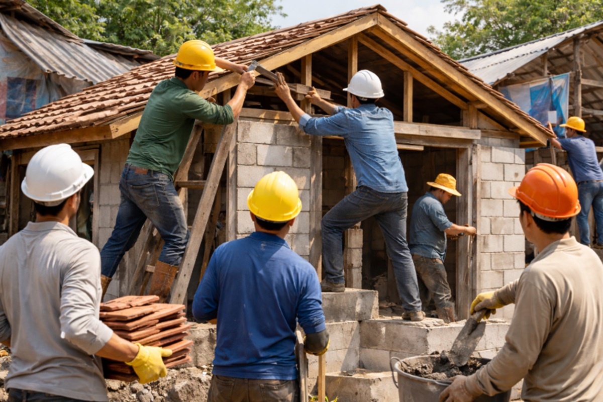 Bantuan Renovasi Rumah Tak Layak Naik, Anggaran Masih Tersendat Verifikasi