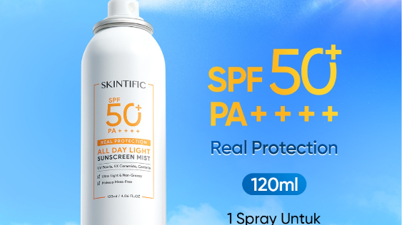 Sunscreen Mist untuk Aktivitas Outdoor: Reapply Praktis Tanpa Merusak Makeup