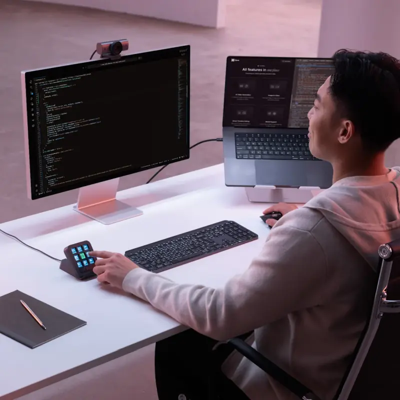 Logitech MX Keypad: Keyboard Developer AI dengan 9 Tombol LCD