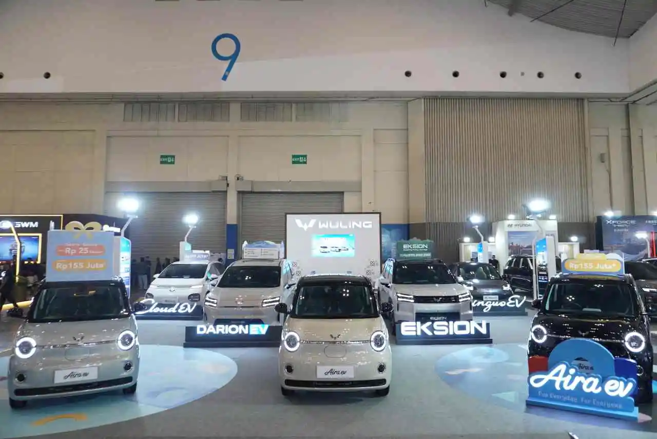 Wuling Pamerkan Tujuh Mobil Listrik di BCA Expo dengan Promo Bunga Flat