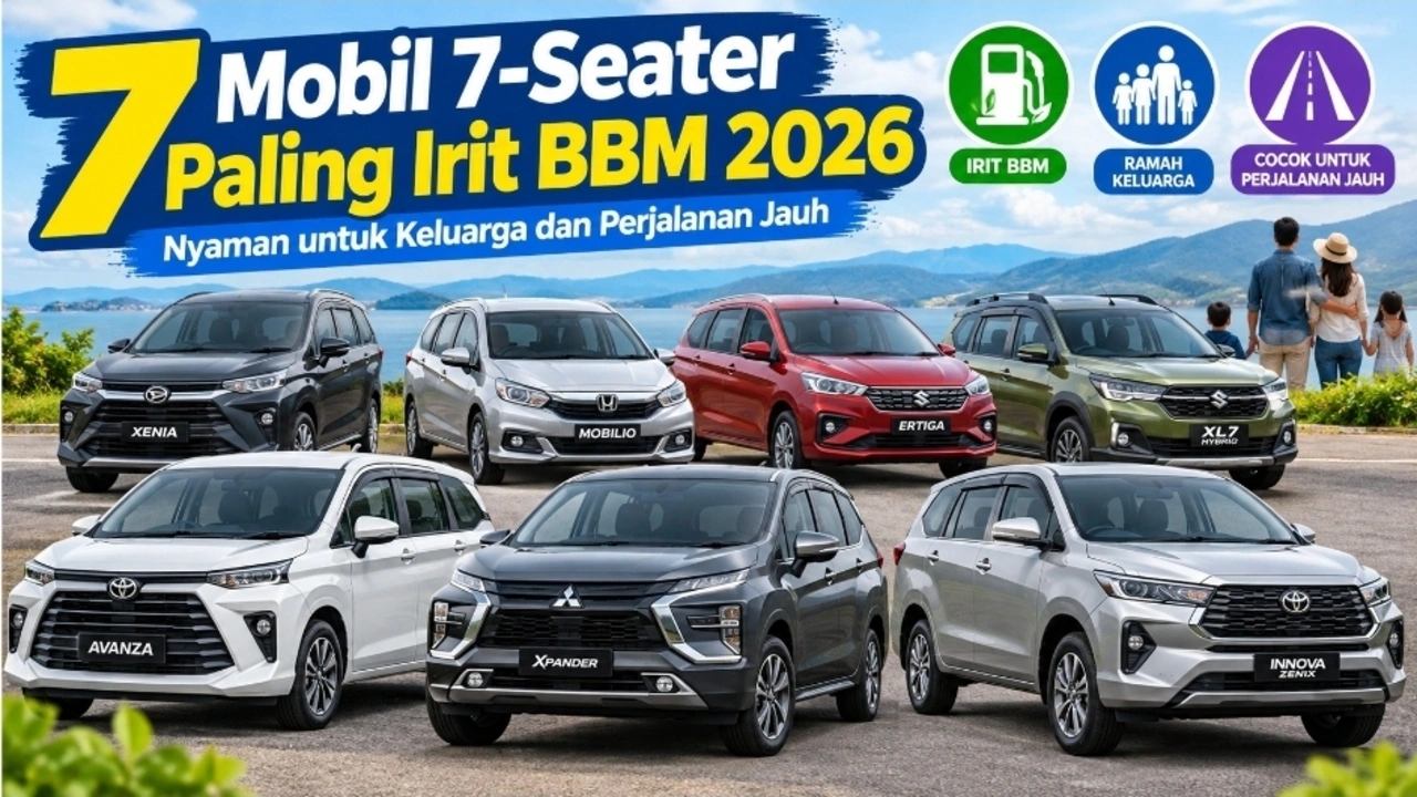 7 MPV Paling Irit Bensin untuk Keluarga 7 Penumpang