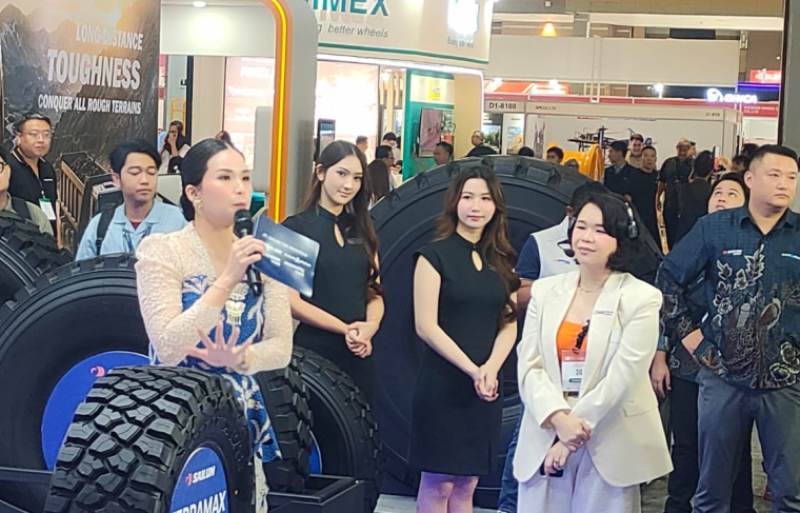 Produsen Ban Global Berebut Segmen Tambang di Mining Expo
