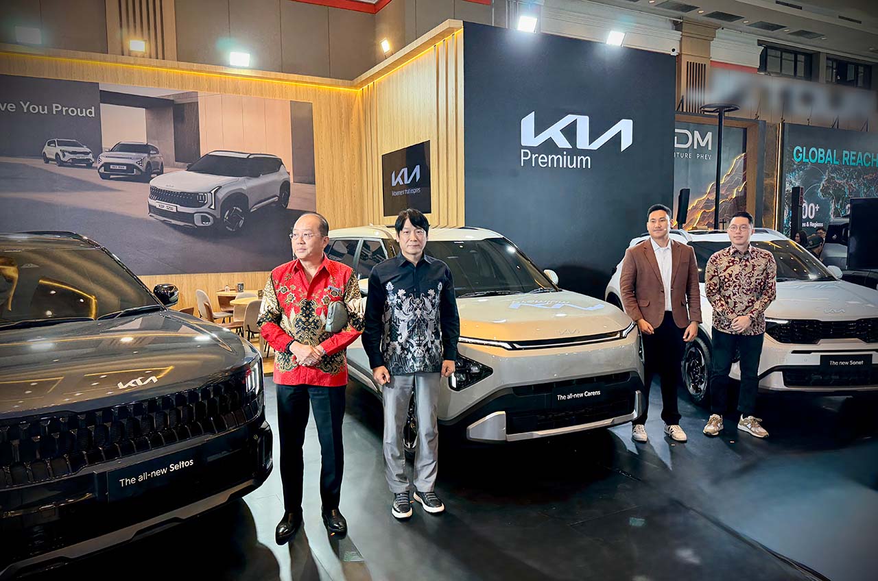 Kia Hadirkan Seltos, Carens, dan Sonet Bernuansa Korea di GIIAS Bandung