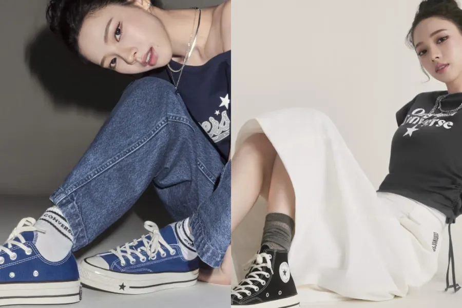 Chuck 70X Converse x Karina aespa: Retro-Futuristik K-pop