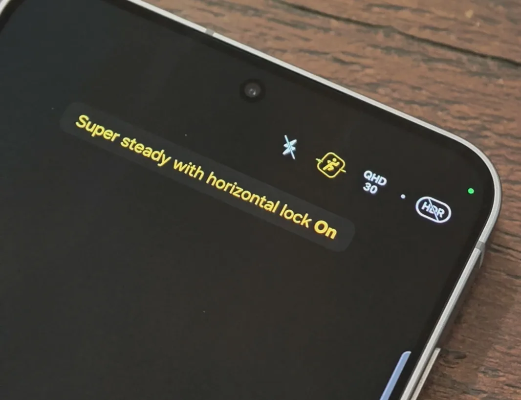 Horizontal Lock Galaxy S26 FE untuk Video Stabil tanpa Gimbal