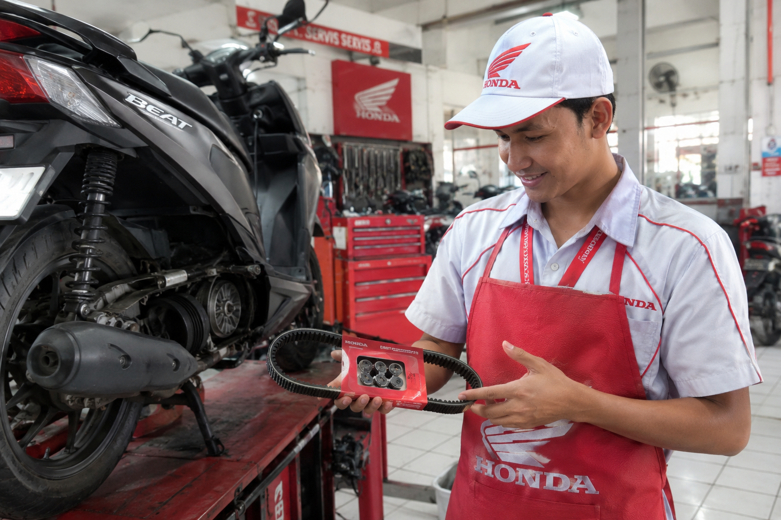 Bunyi Kasar dan Tarikan Lemot pada Motor Matic: Kenali CVT dan V-Belt Sebelum Jebol
