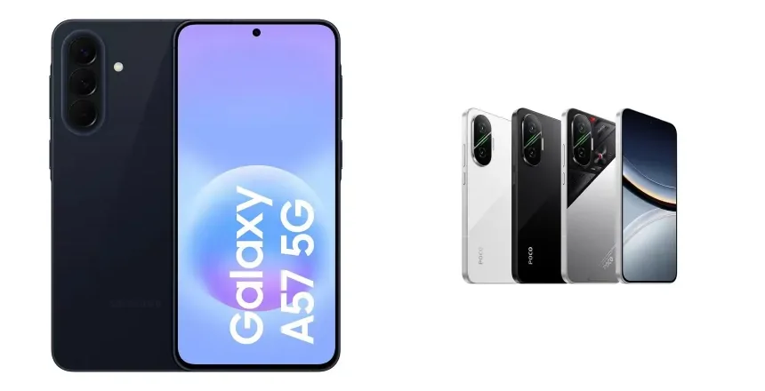 Samsung A57 5G vs POCO F7 vs Tecno Camon 50 Pro