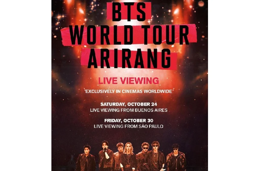 Konser BTS ARIRANG di 3.800 Bioskop Dunia: Jadwal dan Cara Menonton