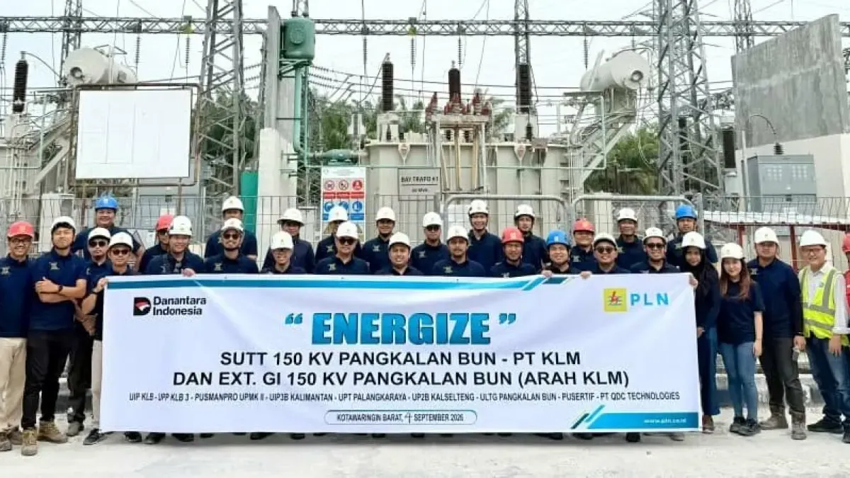 PLN Tuntaskan GI 150 kV Pangkalan Bun, Mesin Baru Pertumbuhan Industri Kobar