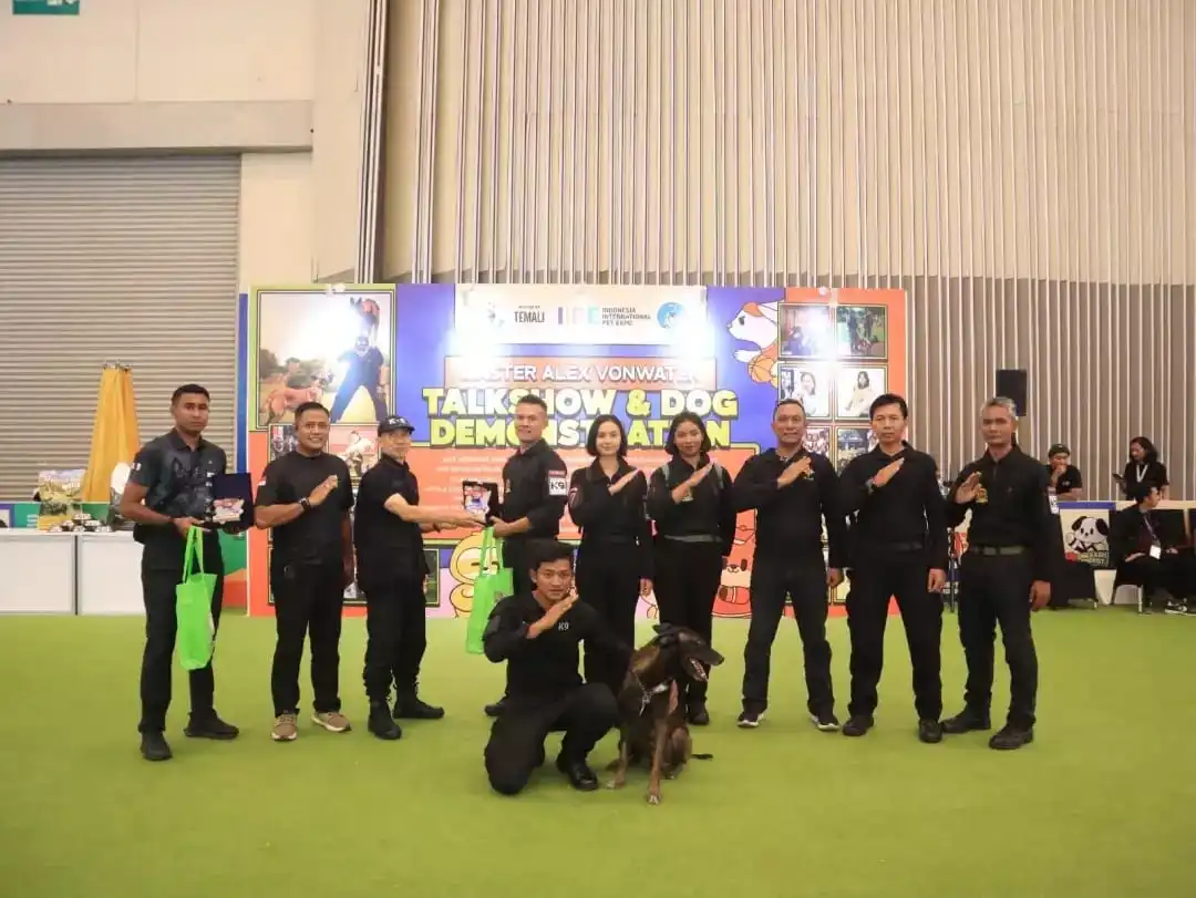 Dog Fun Walk dan K9 Pomau Jadi Magnet di Indonesia International Pet Expo