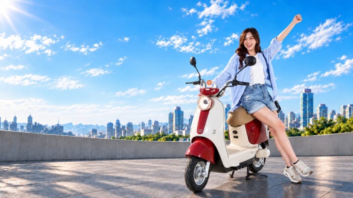 Yadea OVA Mini: Skuter Listrik Compact 50 km untuk Anak Muda