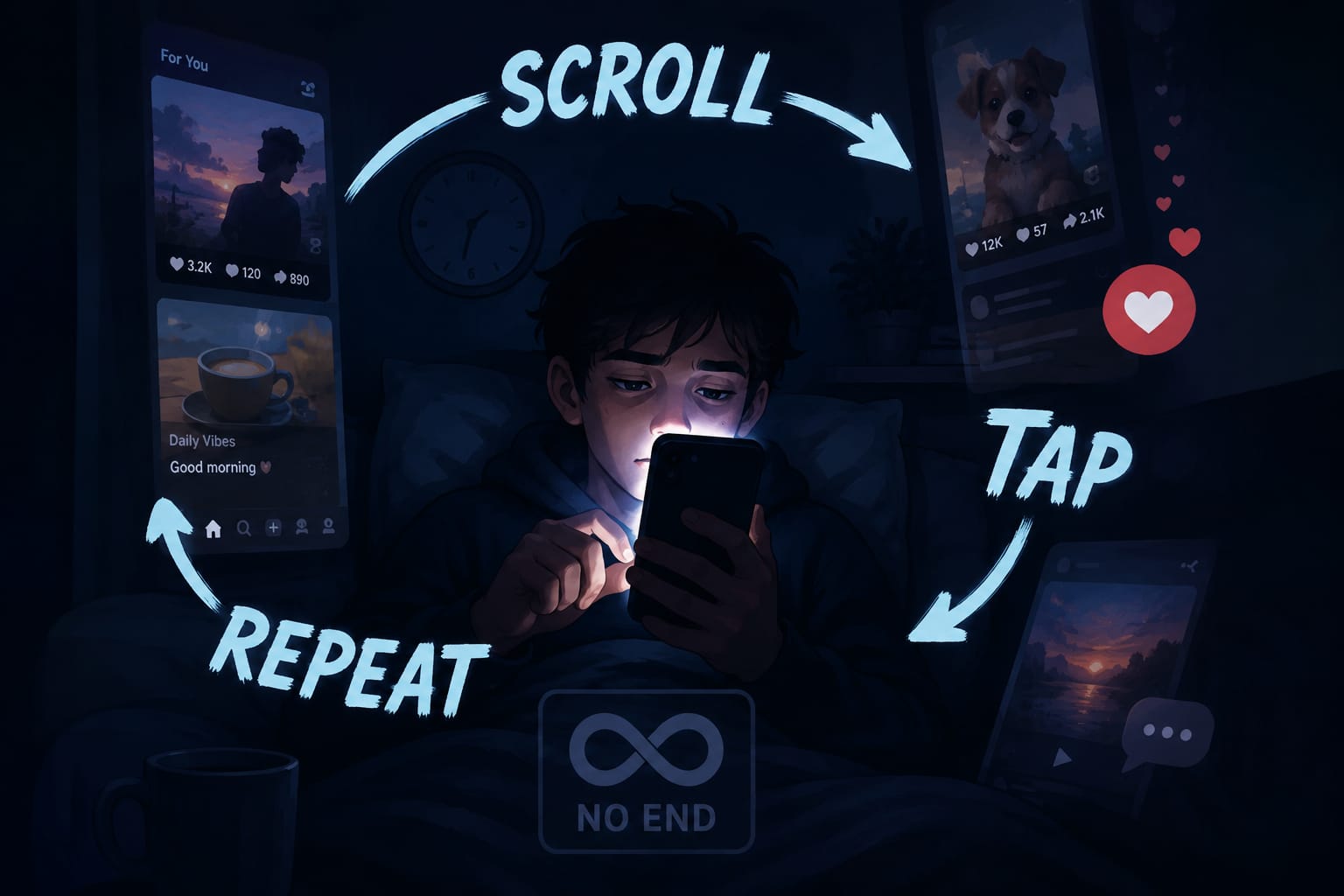 Mengapa Sulit Berhenti Scroll TikTok? Algoritma FYP dan FOMO