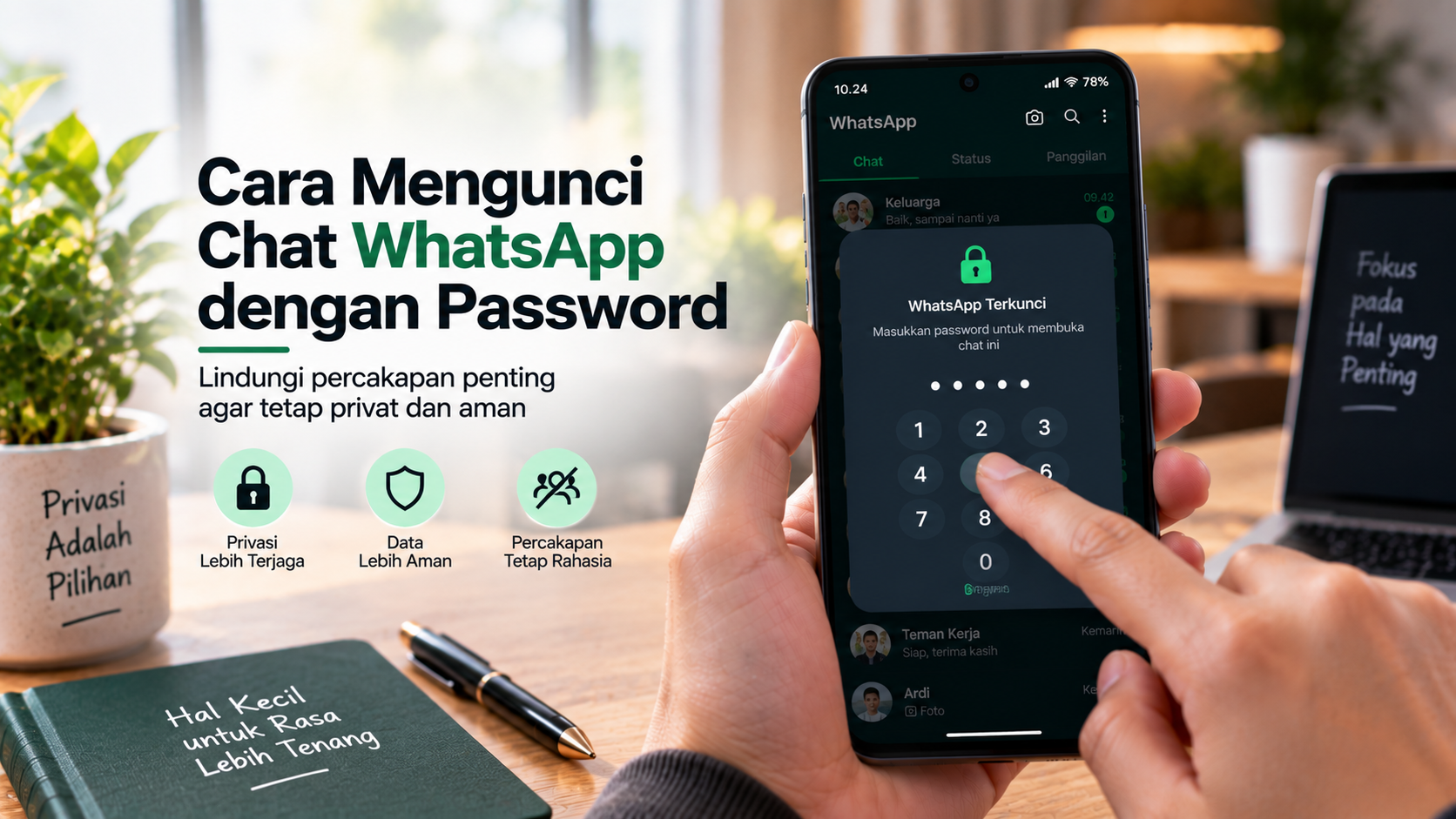 Panduan Lengkap Keamanan WhatsApp dengan Fitur Bawaan