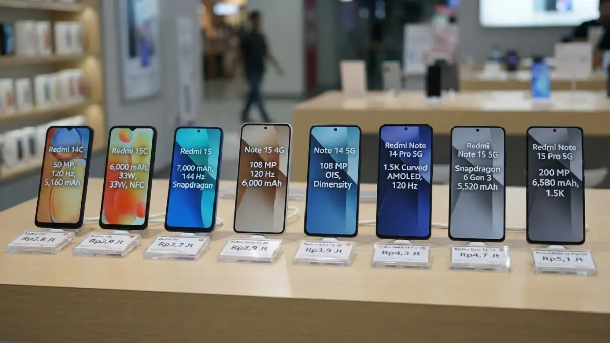 8 Ponsel Redmi RAM 8GB 256GB Termurah: Rekomendasi Utama