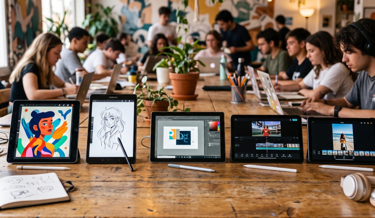 Tablet Bekas dengan Stylus Pen untuk Kreator Konten Gen Z