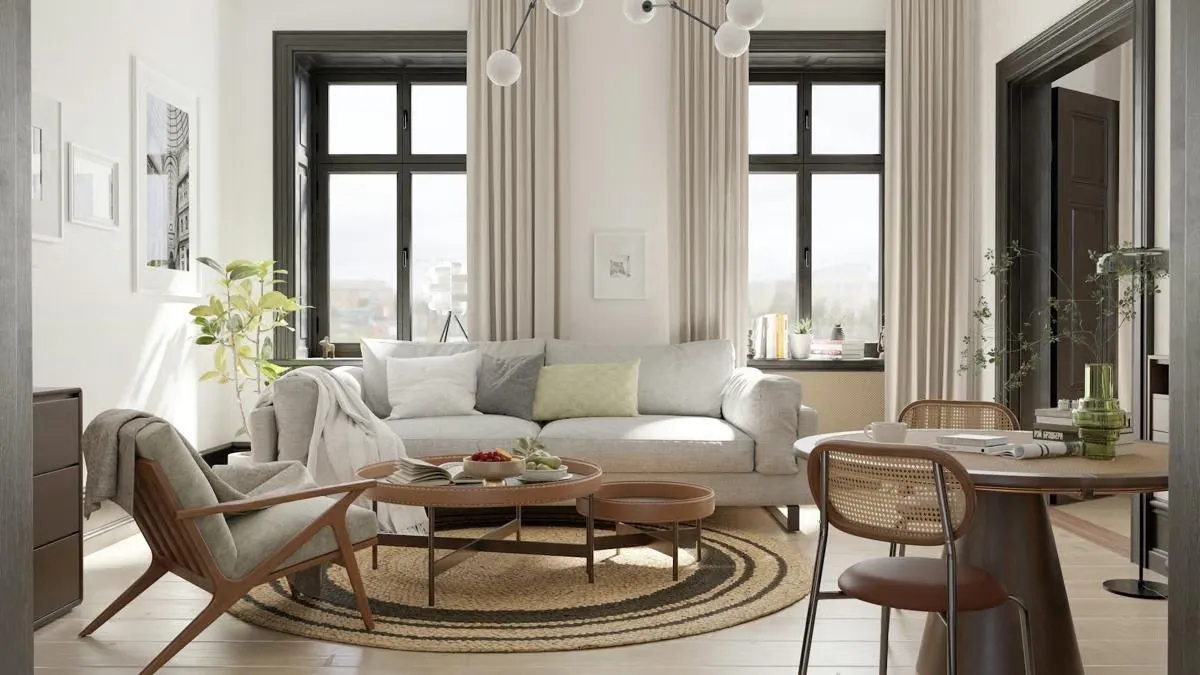Bidang Netral: Cara Menonjolkan Furnitur sebagai Focal Point