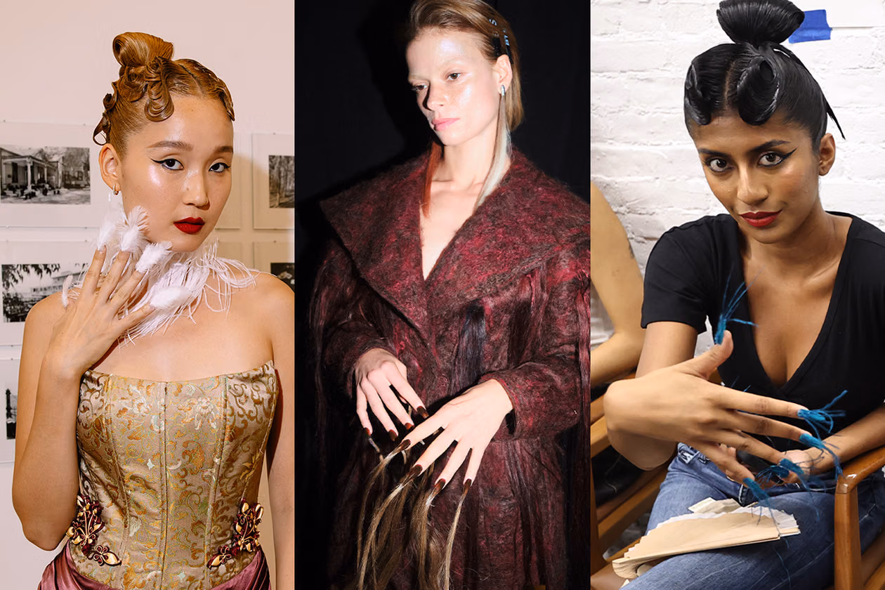 Tren Kecantikan NYFW: Eyeshadow Berkilau dan Rambut Elegan